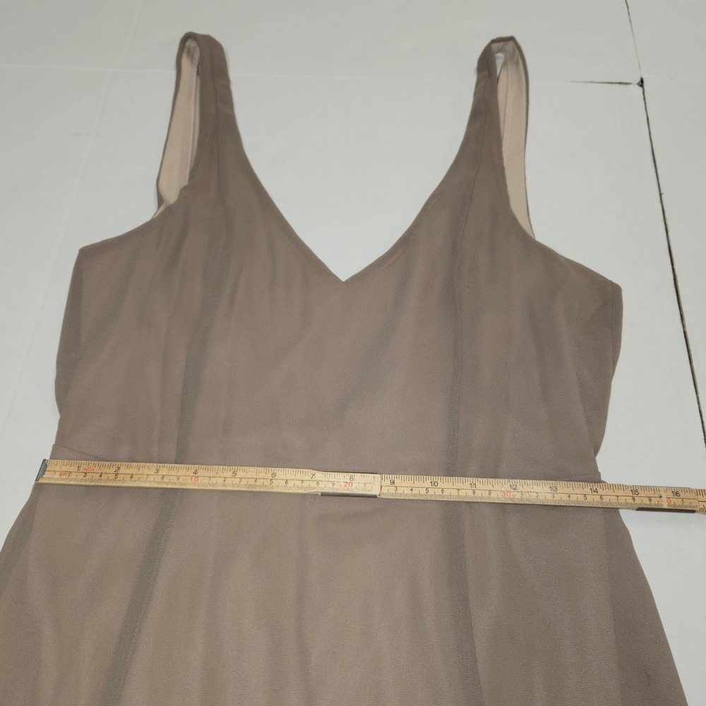 Show Me Your Mumu Jenn Maxi Dress XL Taupe Formal Minimalist Elegant Neutral - Picture 7 of 12